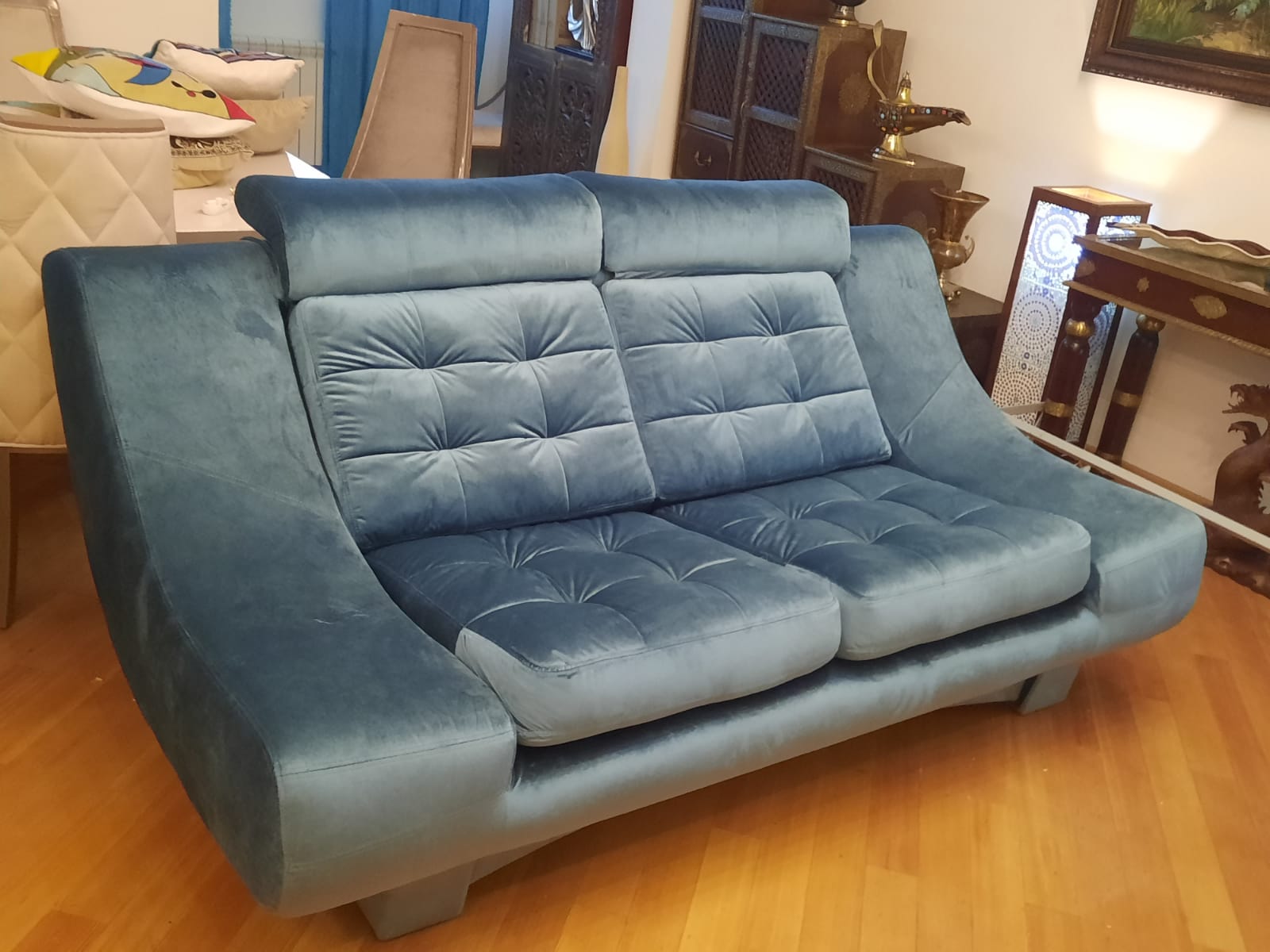 Обивка дивана на дому. Старокачаловская