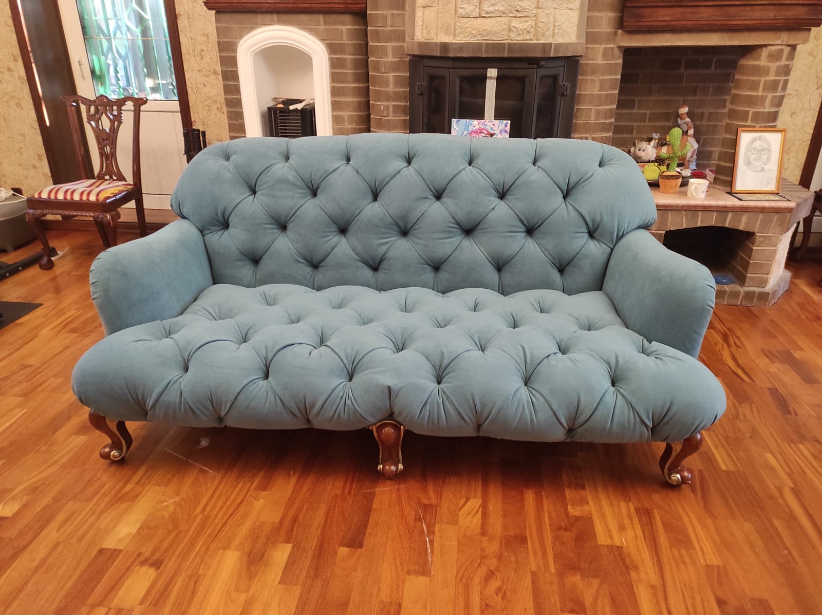 Обивка дивана. Старокачаловская